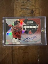 2022 Topps Chrome Update Generation Now Autographs Rafael Devers #GNC-17 card