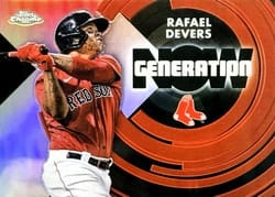 2022 Topps Chrome Update Generation Now Rafael Devers #GNC-17 card