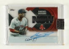 2022 Topps Clearly Authentic Generation Now Autographs Rafael Devers #GNA-RD card