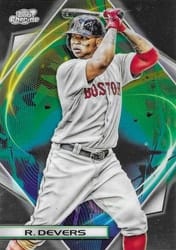 2022 Topps Cosmic Chrome Base Set Rafael Devers #134 card