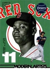 2022 Topps Gallery Modern Artists Rafael Devers #MA-16 card