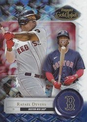 2022 Topps Gold Label Base Set Rafael Devers #54 card