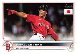 2022 Topps Japan Edition Base Set Rafael Devers #152 card