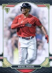 2022 Topps Triple Threads Base Set Rafael Devers #75 card