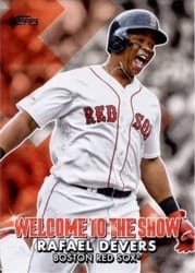 2022 Topps Welcome to the Show Rafael Devers #WTTS-18 card