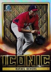 2023 Bowman Chrome Iconic Rafael Devers #BI-10 card