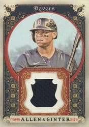 2023 Topps Allen & Ginter Relics (Pattern B) Rafael Devers #AGRB-RD card