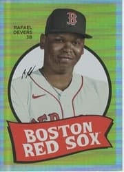 2023 Topps Archives 1969 Team History Foil Rafael Devers #69T-9 card