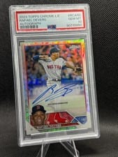 2023 Topps Chrome Logofractor Edition Autographs Rafael Devers #RCA-RD card