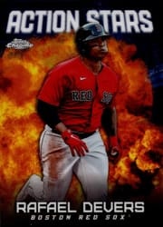 2023 Topps Chrome Update Action Stars Rafael Devers #ASC-14 card