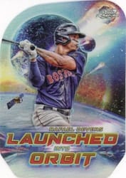 2023 Topps Cosmic Chrome Launched into Orbit Rafael Devers #LIO-4 card