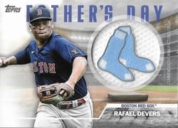 2023 Topps Father's Day Commemorative Team Patches Rafael Devers #FD-RD card
