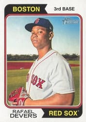 2023 Topps Heritage Base Set Rafael Devers #8 card