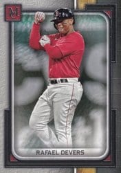 2023 Topps Museum Collection Base Set Rafael Devers #37 card