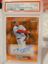 2024 Stadium Club Chrome Autographs Rafael Devers #SCCA-RD card