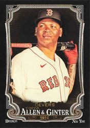 2024 Topps Allen & Ginter X Base Set Rafael Devers #54 card