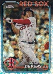 2024 Topps Chrome Logofractor Edition Base Set Rafael Devers #93 card