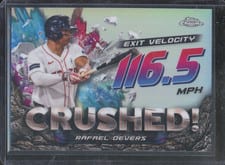 2024 Topps Chrome Update Crushed! Rafael Devers #CR-20 card