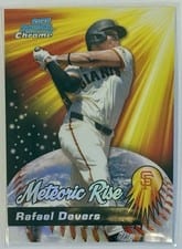2025 Bowman Chrome Meteoric Rise Rafael Devers #MR-13 card