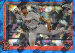 2025 Topps Chrome Sapphire Base Set Rafael Devers #127 card