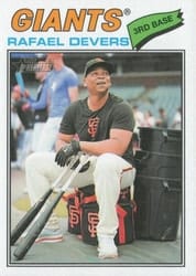 2026 Topps Heritage Base Set Rafael Devers #62 card