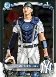 2025 Bowman Chrome Prospects Rafael Flores #BCP-34 card