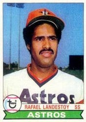 1979 Topps Base Set Rafael Landestoy #14 card