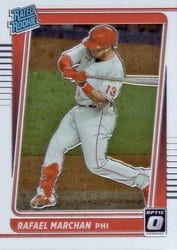 2021 Donruss Optic Base Set Rafael Marchan #82 card