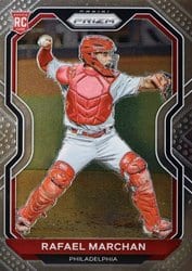 2021 Panini Prizm Base Set Rafael Marchan #151 card