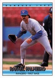 1992 Donruss Base Set Rafael Palmeiro #46 card