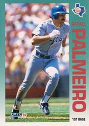 1992 Fleer Base Set Rafael Palmeiro #311 card