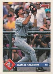 1993 Donruss Base Set Rafael Palmeiro #365 card