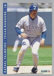 1993 Fleer Base Set Rafael Palmeiro #687 card