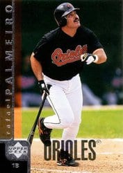 1998 Upper Deck Base Set Rafael Palmeiro #40 card