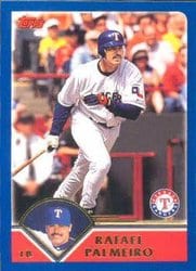 2003 Topps Base Set Rafael Palmeiro #487 card
