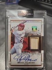 2025 Panini Impeccable Lumber Signatures Rafael Palmeiro #27 card