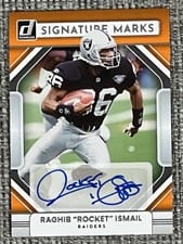 2022 Donruss Signature Marks Raghib "Rocket" Ismail #SM-RI card