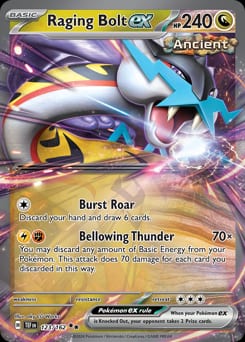 2024 Temporal Forces Raging Bolt ex #123 card