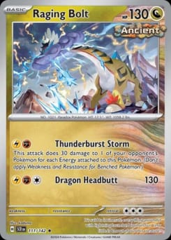 Stellar Crown Raging Bolt #111 card