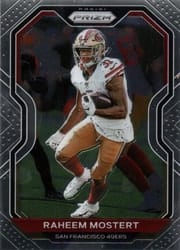 2020 Panini Prizm Base Set Raheem Mostert #284 card