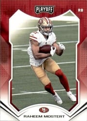 2021 Panini Playoff Base Set Raheem Mostert #191 card