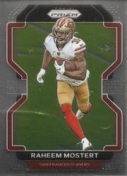 2021 Panini Prizm Base Set Raheem Mostert #56 card