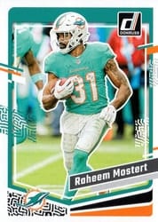 2023 Donruss Base Set Raheem Mostert #189 card