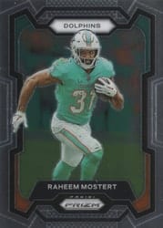 2023 Panini Prizm Base Set Raheem Mostert #189 card