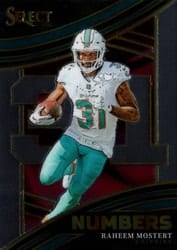 2023 Panini Select Select Numbers Raheem Mostert #16 card