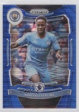 2021 Panini Prizm Premier League Raheem Sterling Breakaway Blue Prizm #10 card