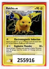 2007 DP Black Star Promos Raichu #DP21 card