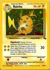 1999 Fossil Raichu #14