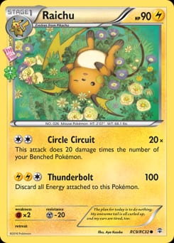 Generations Raichu #RC9 card