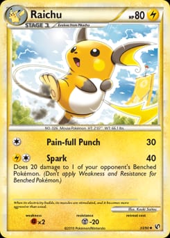 2010 HS—Undaunted Raichu #33 card